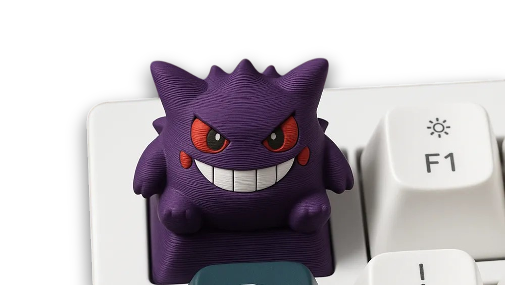Keycap Pokémon – Touche clavier personnalisée | Accessoire setup gaming & mécanique