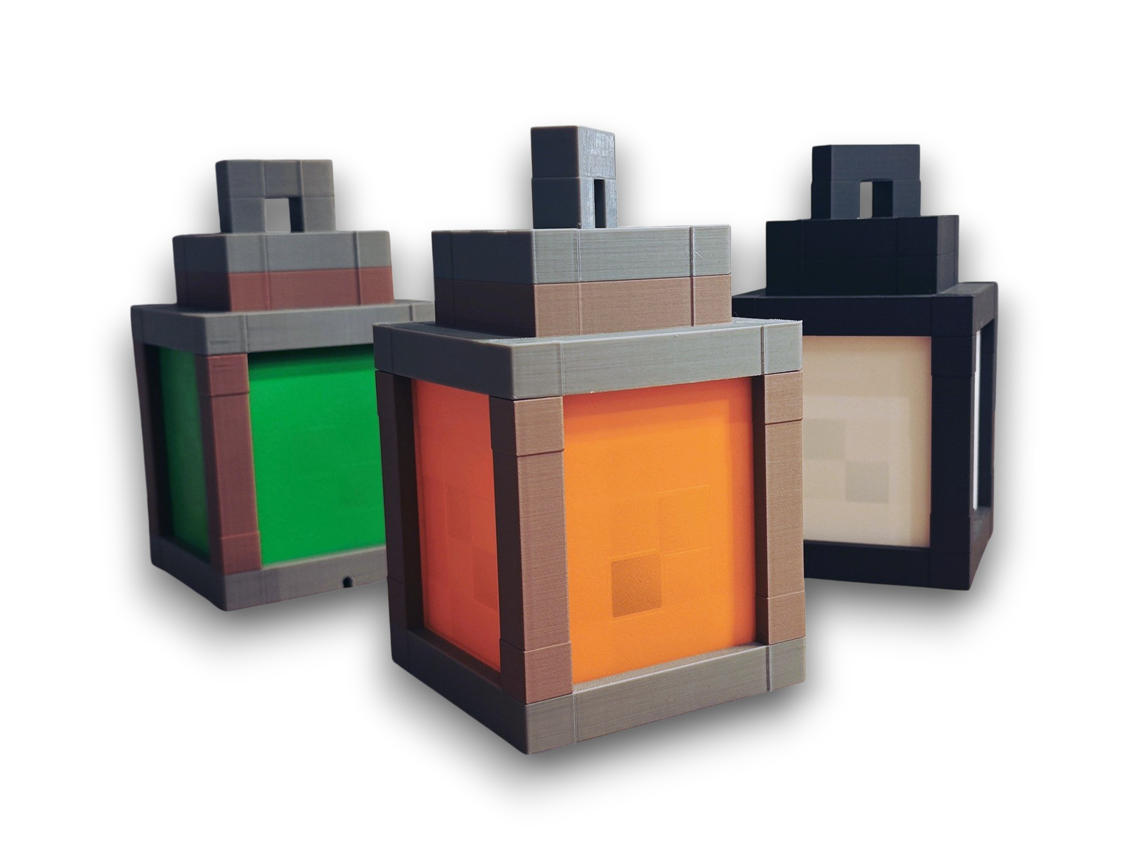 Lanterne Minecraft lumineuse – Réplique taille réelle | Décoration gaming LED